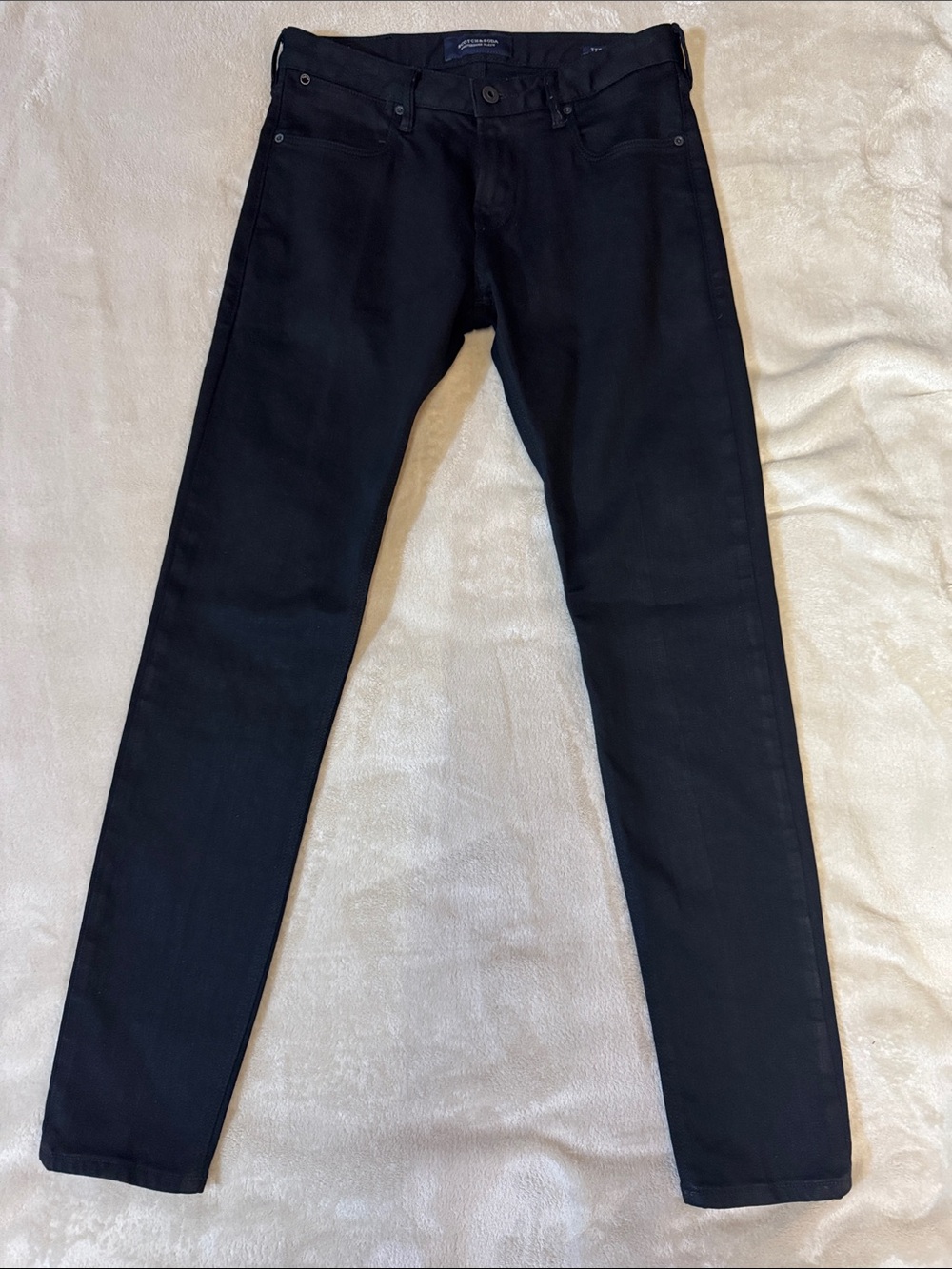 Scotch & Soda Black Slim Fit Jeans